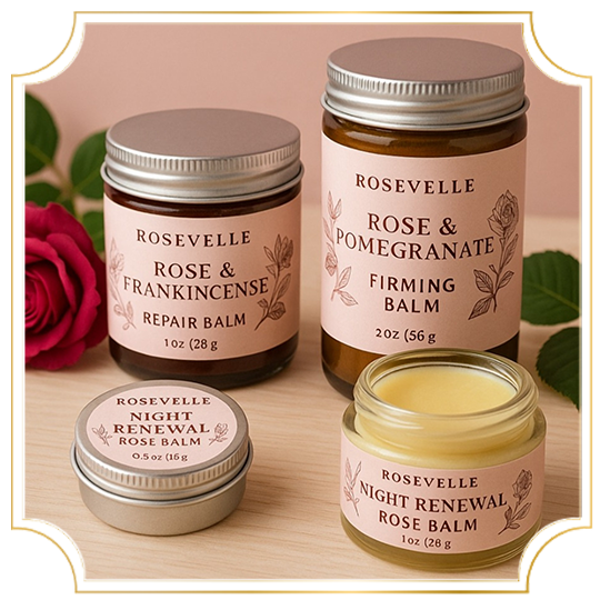 Rosevelle Botanical Balm Collection