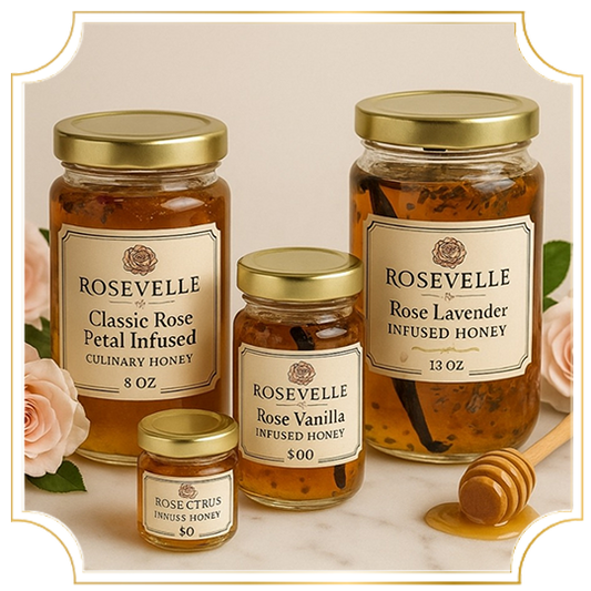 Culinary Rose Honey Blends