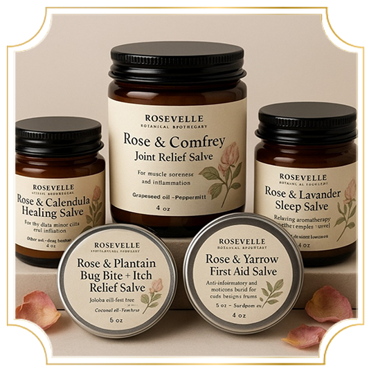 Rose Healing Salves Collection