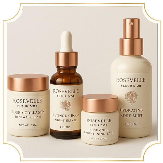 Rosevelle Fleur D'Or Complete Set