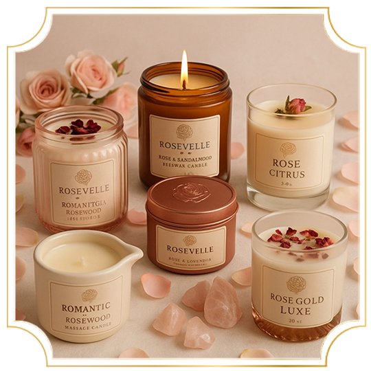 Rosevelle Luxury Scented Candle